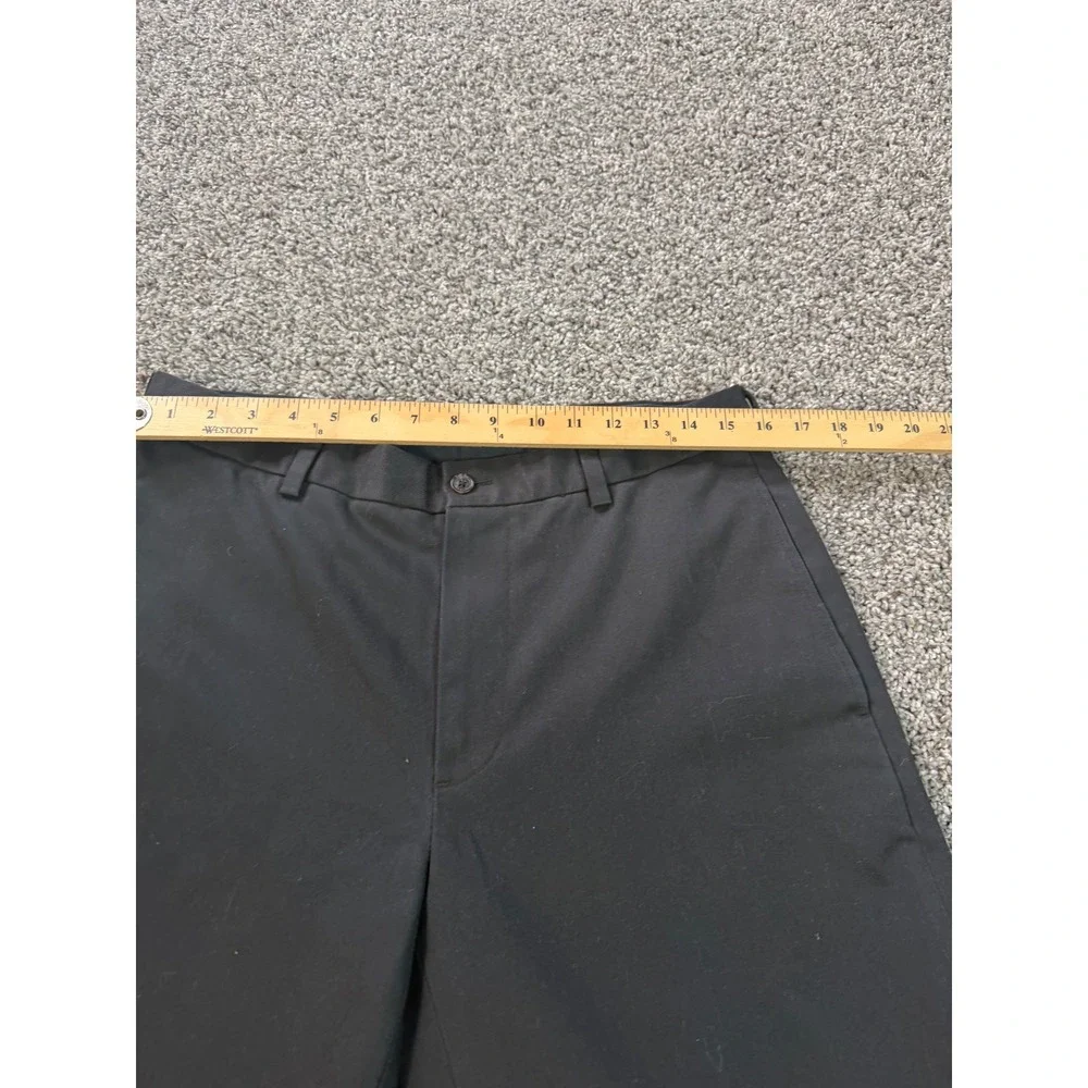Brooks Brothers 346 Advantage Chino Clark Fit Black Cotton Pants Mens 33x30